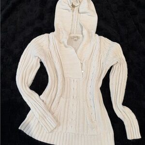 St. John's Bay Cream Cowl Neck Sweater